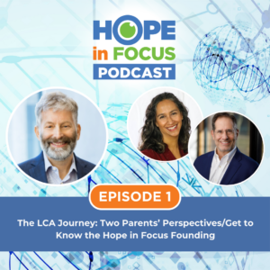 Hope in Focus Podcast Episode 1 featuring Laura, David, and Brint